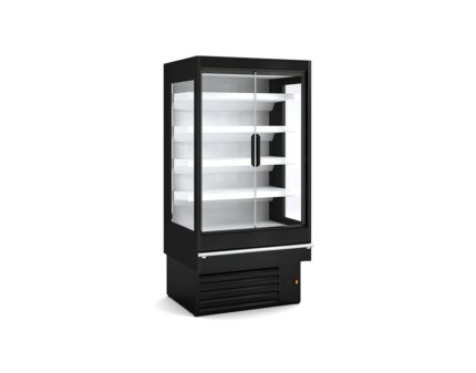Vitrina mural refrigerada Cedar con puertas de cristal carne charcutería Docriluc