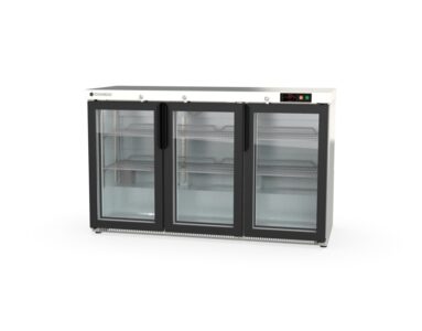 Expositor Back-Bar Puertas Cristal CORECO ERH-350-LI Inox - 3 Puertas