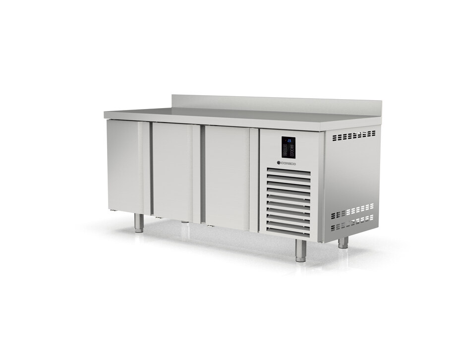 HMRG-200 Mesa Refrigerada GN 1/1 Alta Eficiencia A CORECO HMRG-200 - 3 Puertas