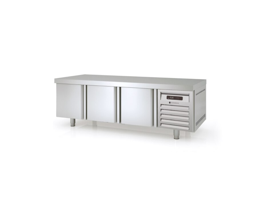 MFB-180 Mesa Fría Bajo Cocina GN 1/1 CORECO MFB-180 - 3 Puertas