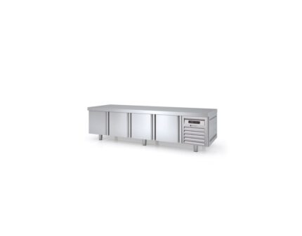 Mesa Fría Bajo Cocina GN 1/1 CORECO MFB-225 - 4 Puertas