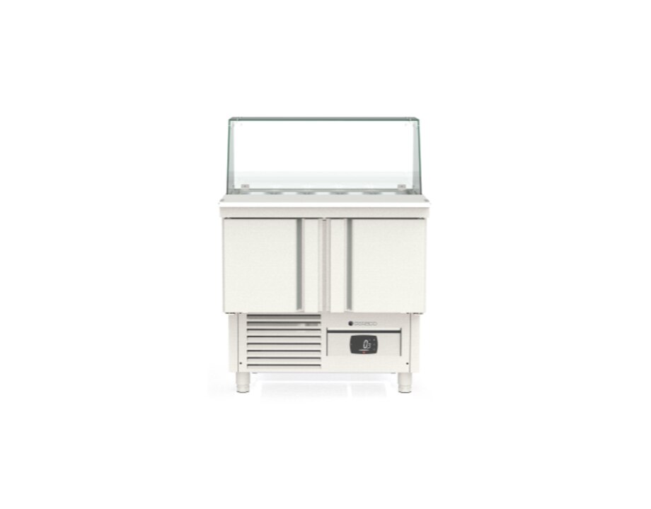 MFK-100 Mesa Fría Kebab CORECO MFK-100 - 4 Cubetas GN