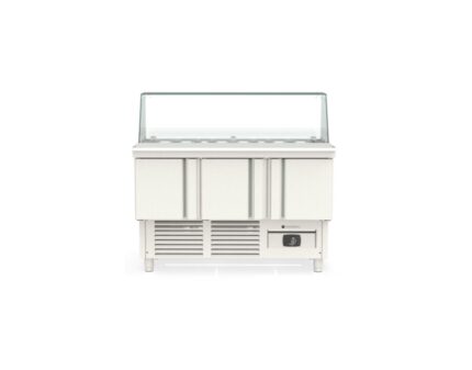 Mesa Fría Kebab CORECO MFK-140 - 7 Cubetas GN