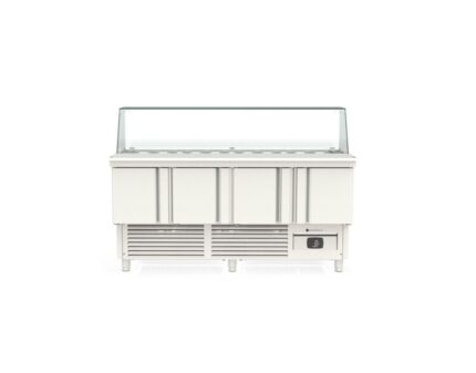 Mesa Fría Kebab CORECO MFK-180 - 9 Cubetas GN
