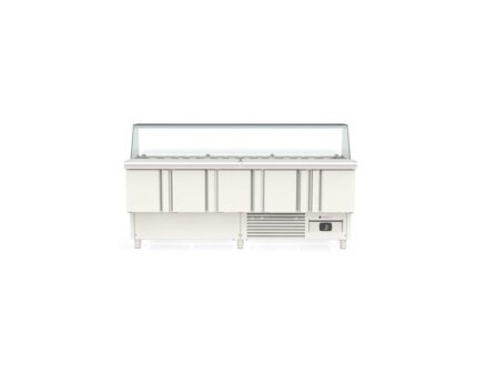 Mesa Fría Kebab CORECO MFK-220 - 12 Cubetas GN