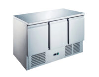 Mesa refrigerada Gasfrit GF064 3 puertas 1365x700mm acero inoxidable hosteleria