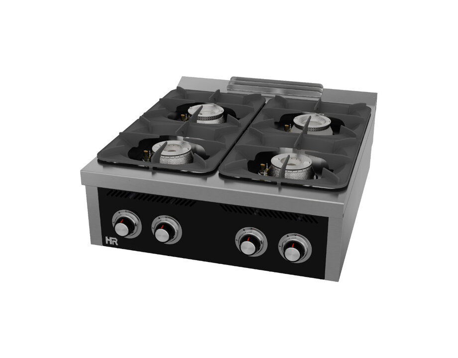 hr-fainca-c4f900s Cocina de Gas 4 Fuegos Serie 900 Sobremesa HR FAINCA - Imagen 1