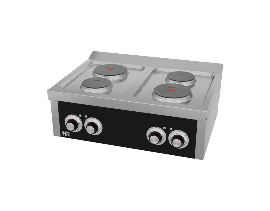 hr-fainca-ce4p600s-2 Cocina Eléctrica 4 Placas Serie 600 Sobremesa HR Fainca CE4P600S - Imagen 1