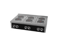 Cocina Eléctrica 6 Placas Serie 750 Sobremesa HR FAINCA CE6P750S