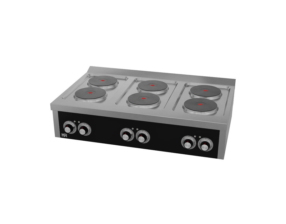 hr-fainca-ce6p750s Cocina Eléctrica 6 Placas Serie 750 Sobremesa HR FAINCA CE6P750S - Imagen 1
