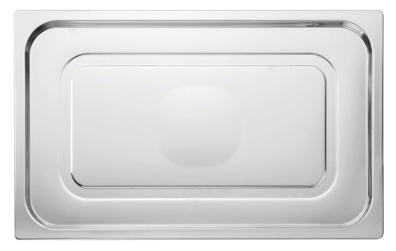 Tapa plana GN PRO de acero inoxidable 18/10 GN 1/1
