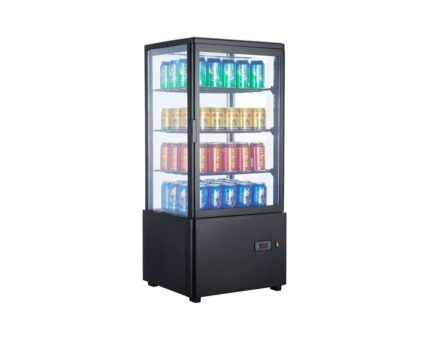 Expositor Refrigerado 4 Caras 78L Negro Clima Hosteleria XC78L-N — imagen oficial CLIMA HOSTELERIA