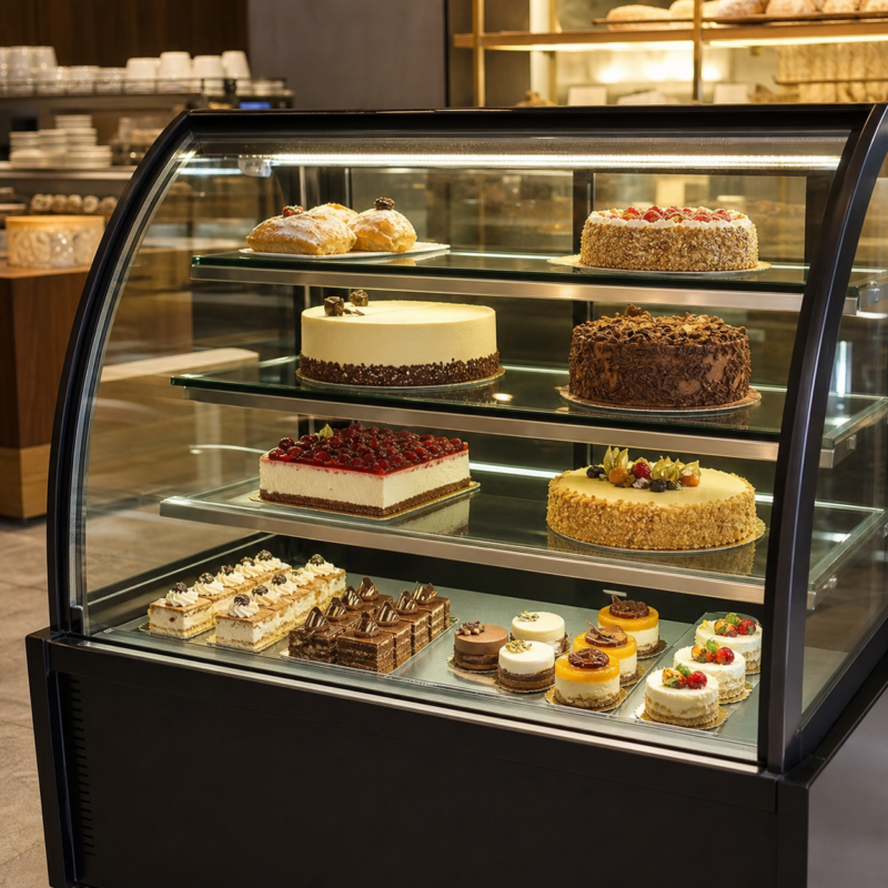 Expositores de Tartas o Dulces en un ambiente profesional