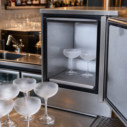 Enfriador de Copas y Vasos en un ambiente profesional