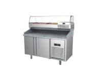 Mesa Refrigerada Pizzas con Vitrina Infrico 2 Puertas MPG 1490