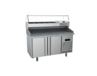 Mesa Refrigerada Pizzas con Vitrina Infrico 2 Puertas MPG 1490