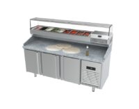 Mesa Refrigerada Pizzas con Vitrina Infrico 3 Puertas MPG 1980