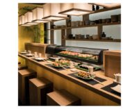Vitrina para Sushi Pescado y Marisco Infrico 6 Bandejas VSU6P