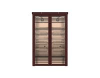 Cava de Vinos Vintage Doble Cuerpo 200 Botellas Madera y Negro Infrico EVV200MX