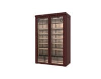 Cava de Vinos Vintage Doble Cuerpo 200 Botellas Madera y Negro Infrico EVV200MX