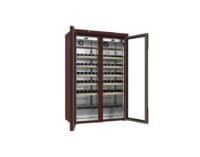 Cava de Vinos Vintage Doble Cuerpo 200 Botellas Madera y Negro Infrico EVV200MX