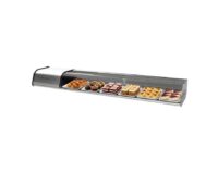 Expositor de Barra y Platos Refrigerado 8 Platos Infrico VEP8P