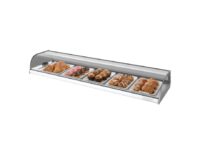 Vitrina de Tapas Refrigerada Cristal Curvo 8 Bandejas Infrico VEB8CC
