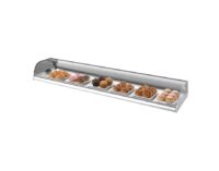 Vitrina de Tapas Refrigerada Cristal Curvo 9 Bandejas Infrico VEB9CC