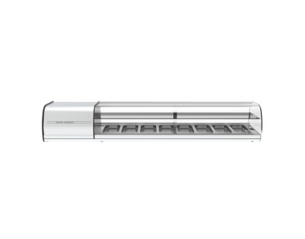 Vitrina de Tapas Doble Profundidad 8 Bandejas GN Infrico VET8DP