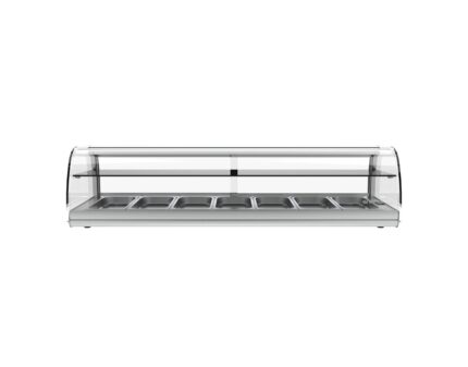 Vitrina de Tapas Doble Profundidad 7 Bandejas GN Plus GR Infrico VET7DPGR