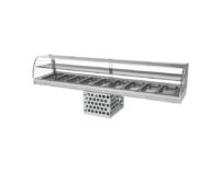 Vitrina de Tapas Doble Profundidad 9 Bandejas GN Plus GR Infrico VET9DPGR