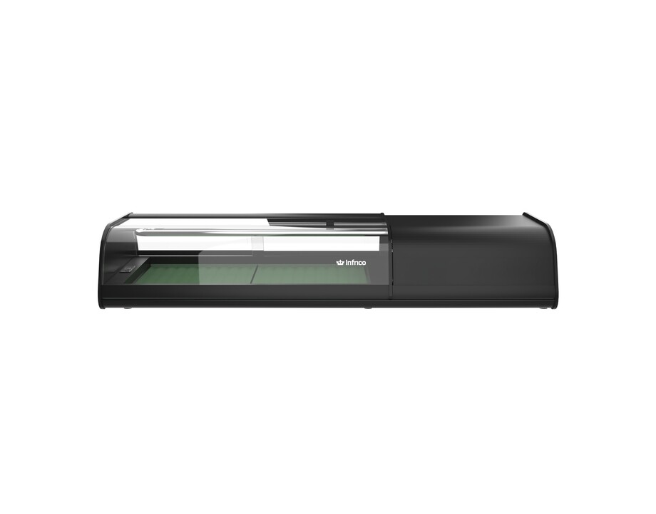 Vitrina Sushi Refrigerada 4 Bandejas con Reserva Fría Infrico VSU4PR