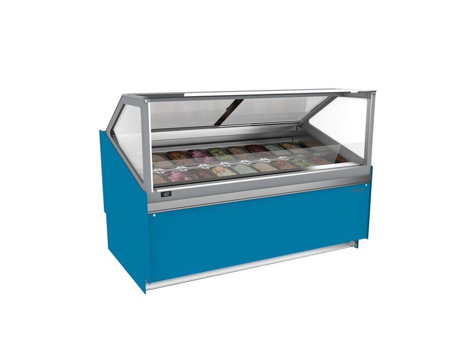 Vitrina Expositora de Helados Infrico VCB18H Coral 12-18 Cubetas