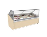 Vitrina Expositora de Helados Infrico VCB24H Coral 16-24 Cubetas