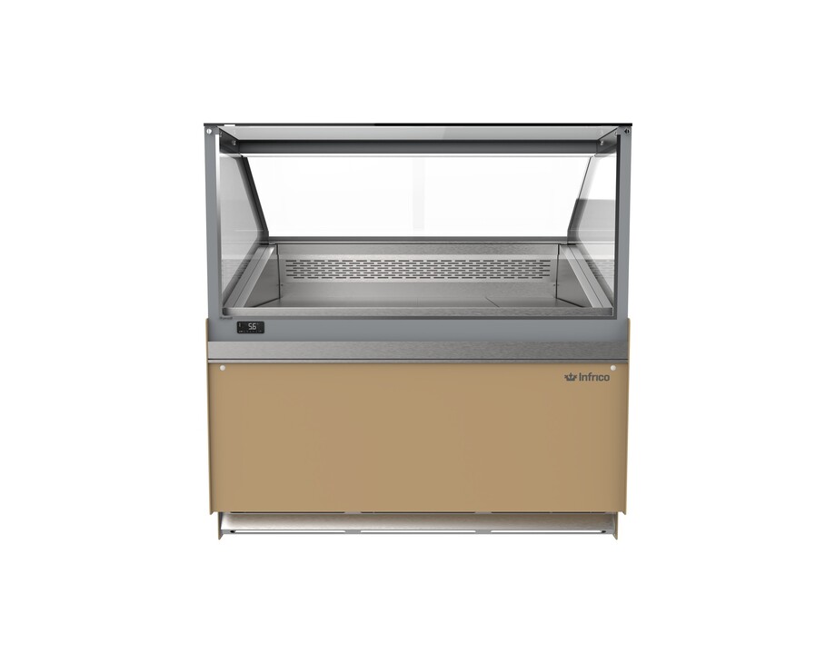 Vitrina Expositora Pasteleria Helada Infrico VCB12P Coral 4 Cubetas