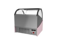 Vitrina Expositora de Helados Cristal Curvo Infrico VAR12H Ariana 8-12 Bandejas