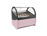 Vitrina Expositora de Helados Cristal Curvo Infrico VAR12H Ariana 8-12 Bandejas
