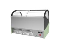 Vitrina Expositora de Helados Cristal Curvo Infrico VAR18H Ariana 12-18 Bandejas