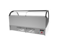 Vitrina Expositora de Helados Cristal Curvo Infrico VAR24H Ariana 16-24 Bandejas