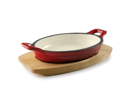 Mini cacerola oval Magma red Lacor