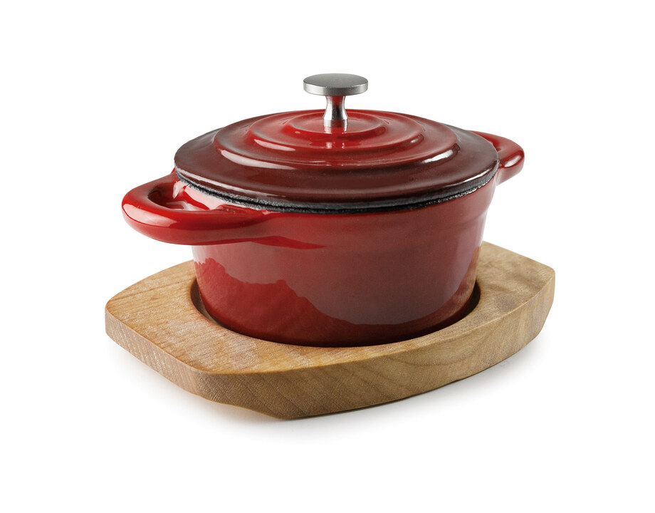 Mini cacerola redonda con tapa Magma red Lacor Mini cacerola redonda con tapa Magma red Lacor