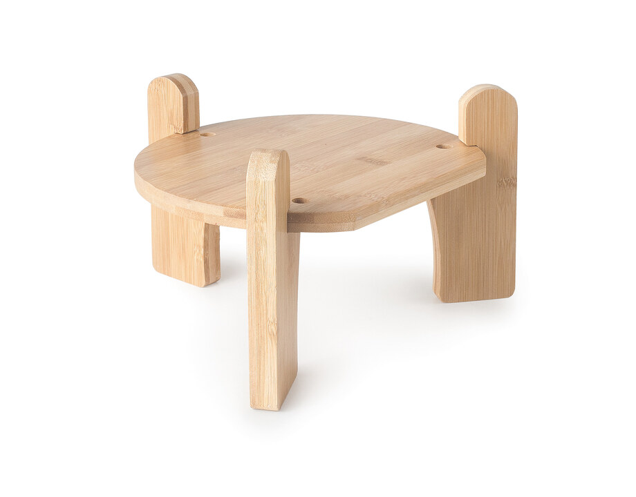 Soporte de bambú para jarra dispensadora Lacor