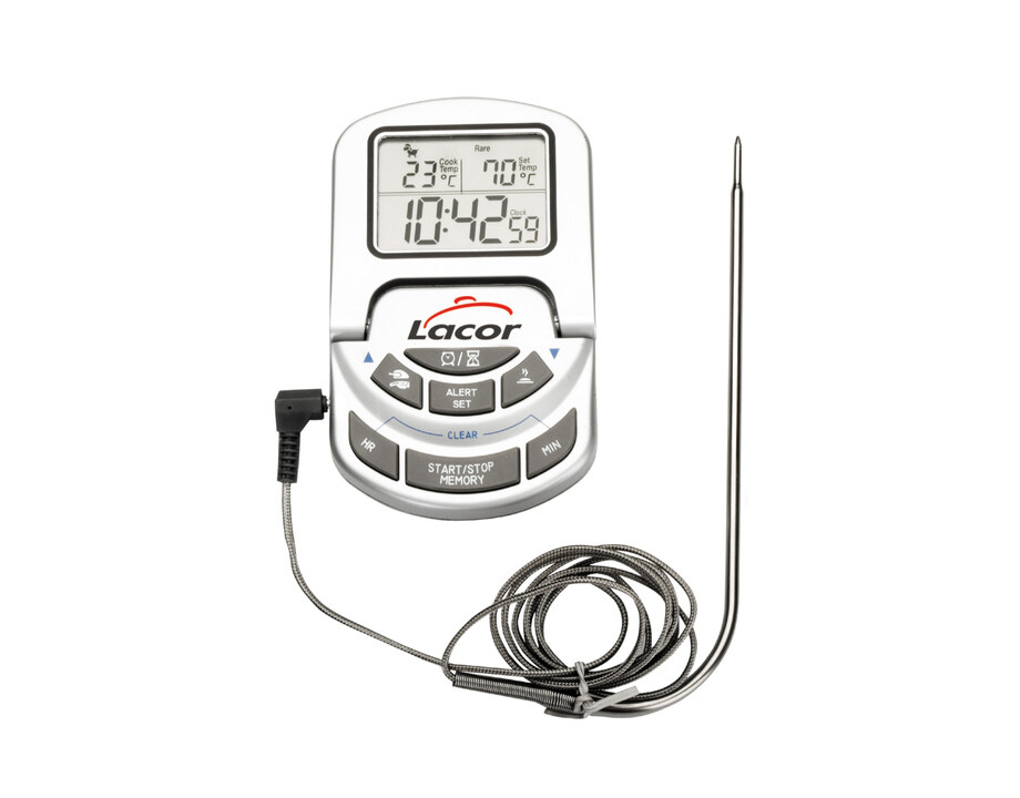 Termómetro digital para horno con sonda Lacor