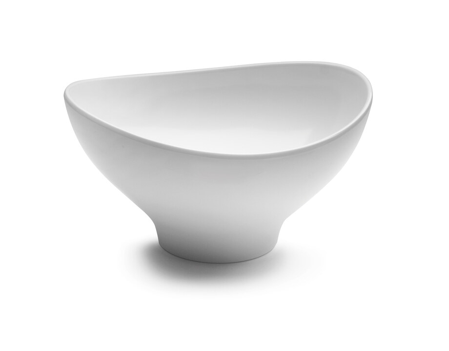Bol oval White Classic White de melamina Lacor
