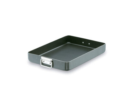 Rustidera Robust con asa abatible antiadherente Lacor 40x30 cm