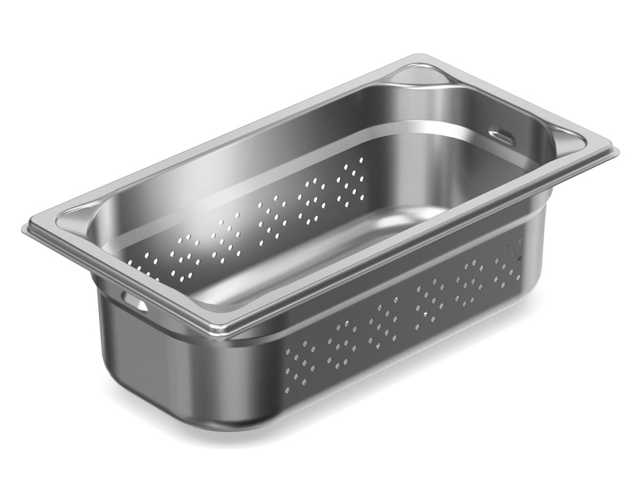 Cubeta Gastronorm GN PRO Perforada de acero inoxidable 18/10 GN 1/3 Cubeta Gastronorm GN PRO Perforada de acero inoxidable 18/10 GN 1/3