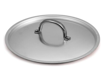 Tapa Century de aluminio con asa de acero inoxidable