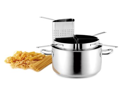 Conjunto para pasta inox-PRO con 4 colapastas