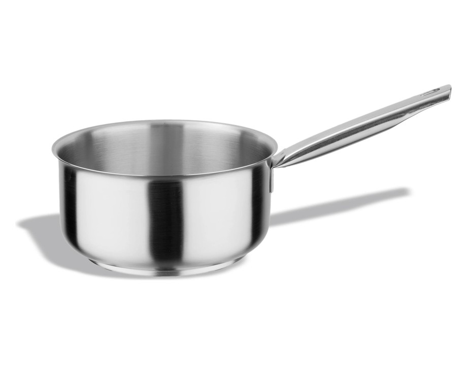Cazo tipo francés inox-PRO listo para la inducción en acabado satinado Cazo tipo francés inox-PRO listo para la inducción en acabado satinado