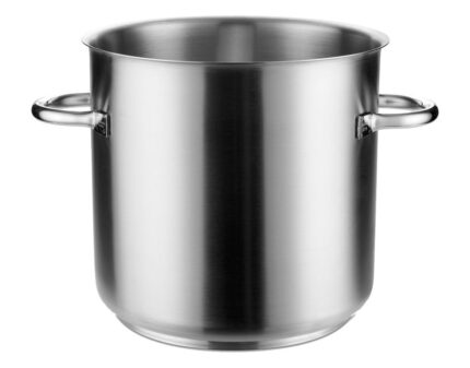 Olla recta Top Line de acero inoxidable listo para la inducción en acabado satinado